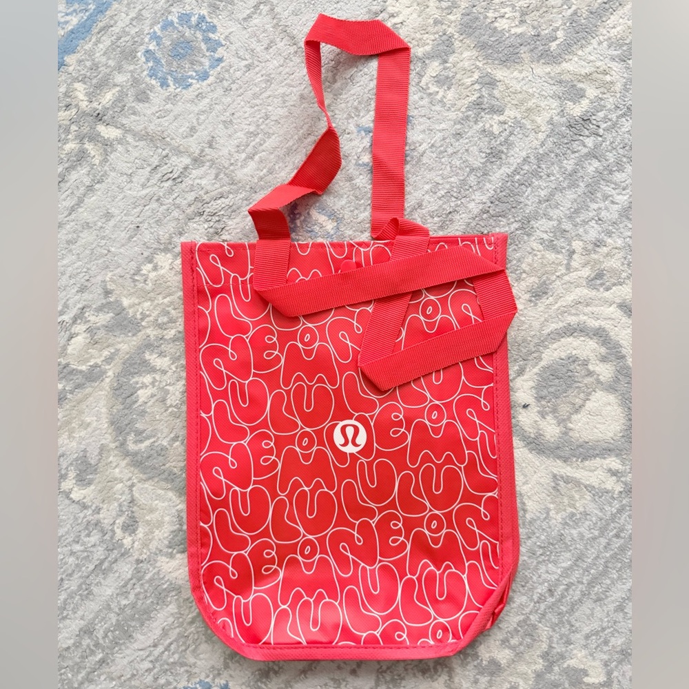 lululemon Red Graphic Tote